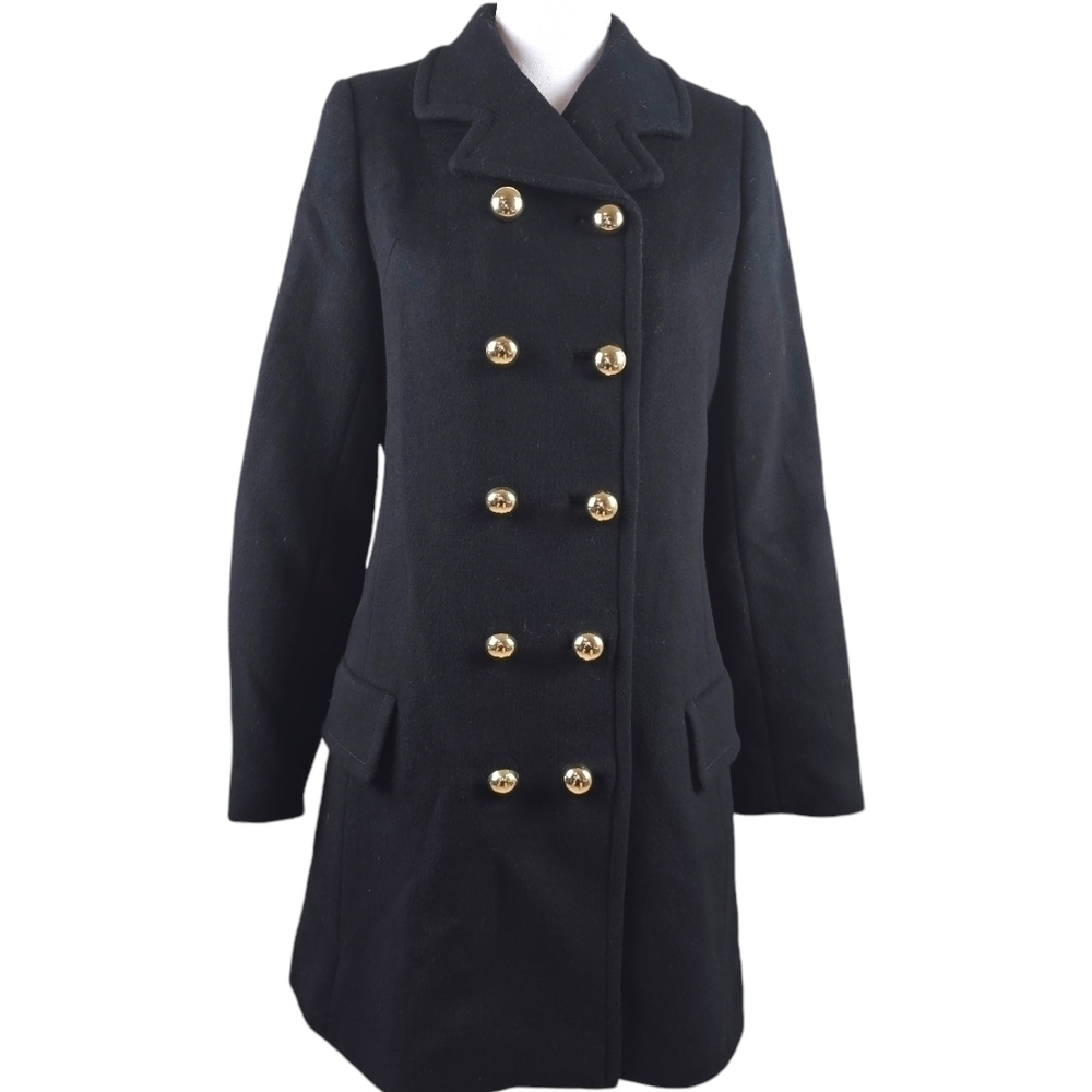 Kate Spade Classic Military Wool Coat in 6